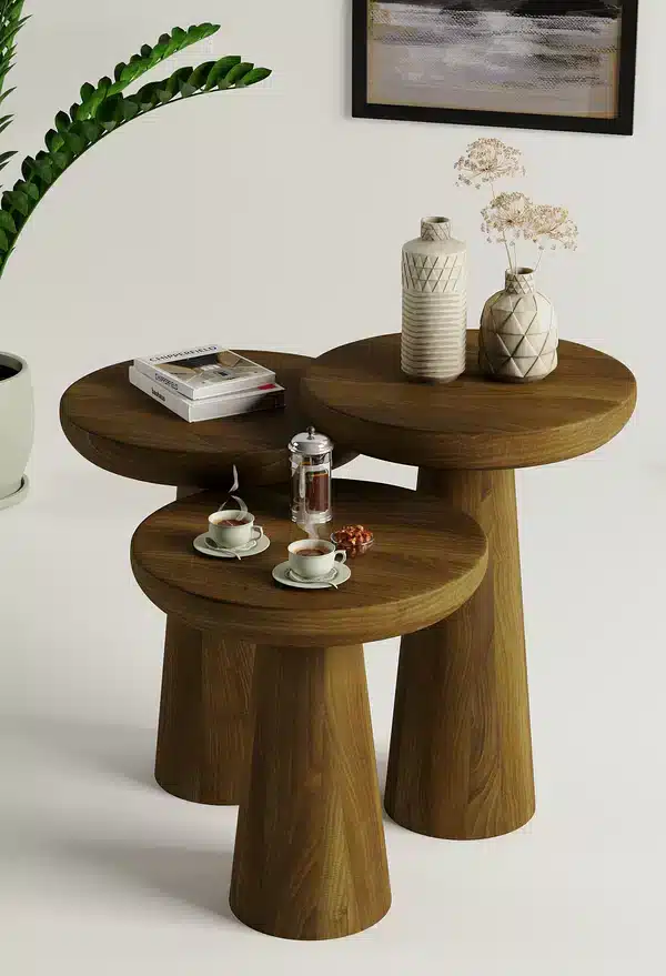 ست میز عسلی ماشروم مدل MG4015