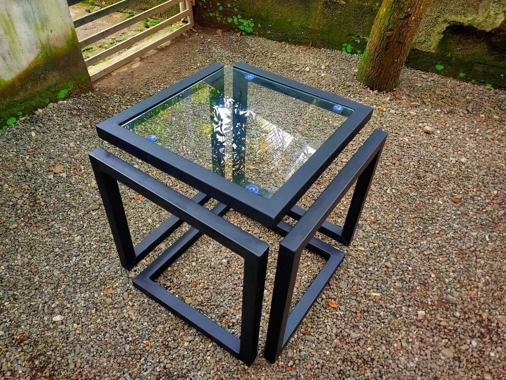 میز جلو مبلی و عسلی مدرن کیوب مدل...